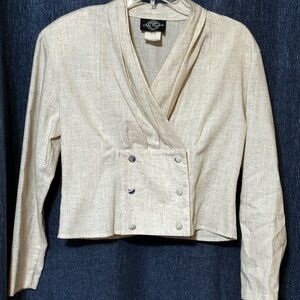 Beautiful elegant linen blazer